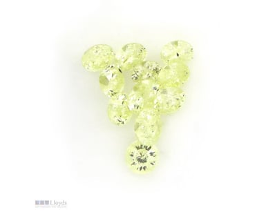 1.01CT TDW X 11, NATURAL FANCY YELLOW DIAMONDS    ...