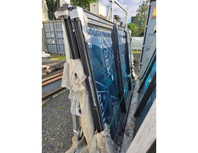 Aluminium Woodland Grey Windows, Wind out, 14mm Gl...