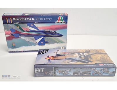 SCALE MODEL AIRCRAFT KITS - ITALERI MB-339A, ACADE...