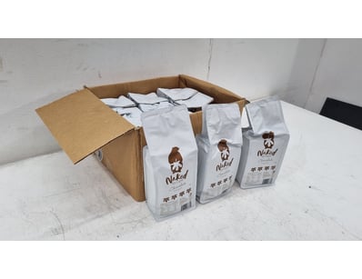 Bulk lot of Naked Syrups Chocolate Powder in white...