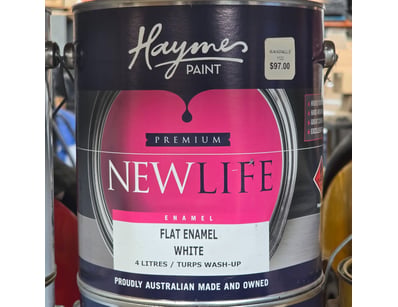 Haymes paint, new life, premium enamel, flat ename...
