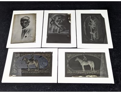 FIVE ORIGINAL PHYSICAL GLASS PLATE

Portrait Of ...