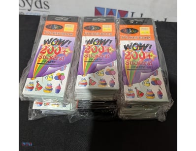 Lot of Six bundles of Stixon sticker books featuri...