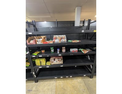 Assorted international food products and pantry it...