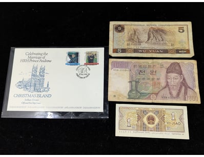 MIXED CURRENCY COLLECTION - CHINESE YUAN NOTES AND...