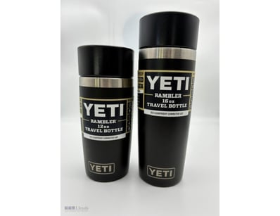Rambler 16/12oz Bottle - Black - Twin Pack