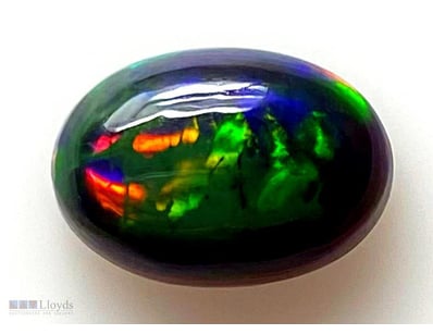 3.43 CT. NATURAL BLACK OPAL

Provenance: Colour - ...
