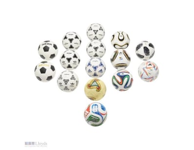Fifa World Cup Histroical Mini Ball Set - New in P...