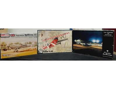 VINTAGE AIRCRAFT MODEL KIT COLLECTION - SUPERMARIN...