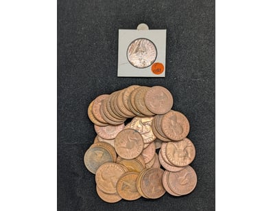 COLLECTION OF 1964 AUSTRALIAN PENNIES

Condition...