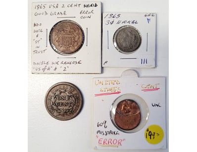 Banknotes & Coins (A982) - Lot 3525