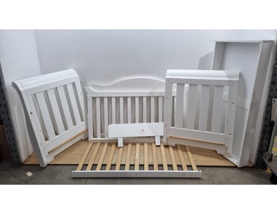 Cot/Bed, White Painted Timber, Boori Royale, Missi...