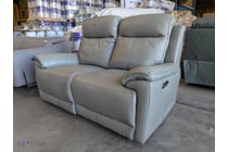 2 Seater, Light Green, Leather Style Electric