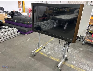 TV, 55 inch LED TV, Frame boarder, Mounted on stan...