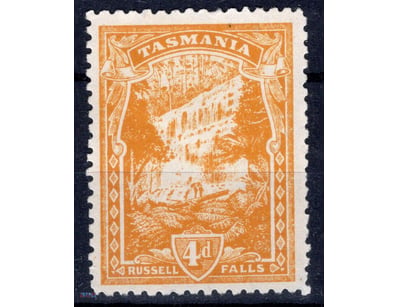 Tasmania Stamps: 4D Pictorial Stamp, 1912 Issue, O...