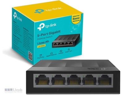 TP-Link Litewave 5-Port Desktop Gigabit Ethernet S...