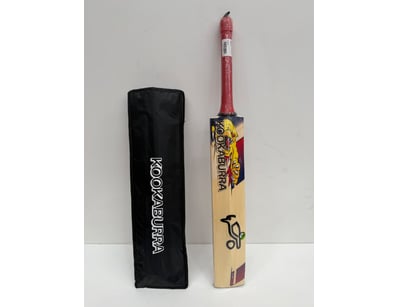 Kookaburra Beast Pro 9.0 cricket bat in natural wo...