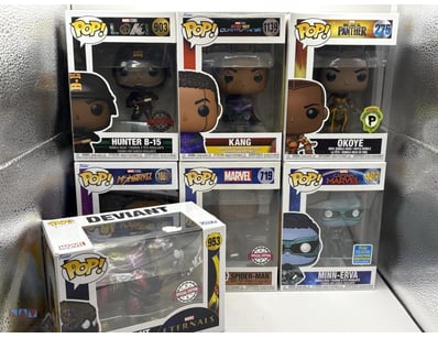 7X ASSORTED MARVEL FUNKO POP BUNDLE

Assorted Marv...