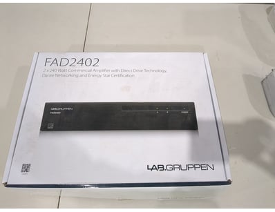 Lab.Gruppen FAD2402 2 x 240 Watt Commercial Amplif...