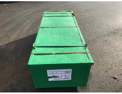 Unused Heavy duty 20ft Container Shelter with End ...