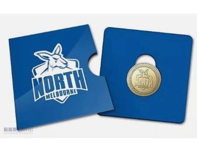 NORTH MELBOURNE ( SERIES 1 ) $1 COIN ~ 2023 AFL TE...