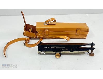 WW2 ARTILLARY CLINOMETER AND CASE

Item Size: Heig...