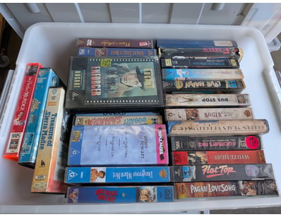 Collection of VHS Tapes Including The Perfect Murd...