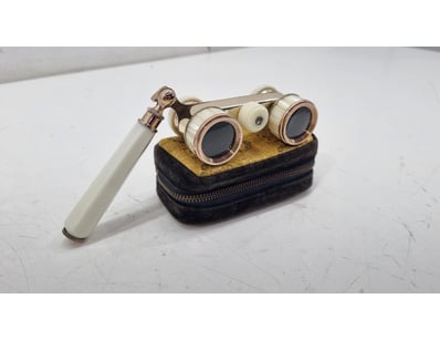 VINTAGE JAPANESE OPERA GLASSES WITH  HANDLE AND OR...
