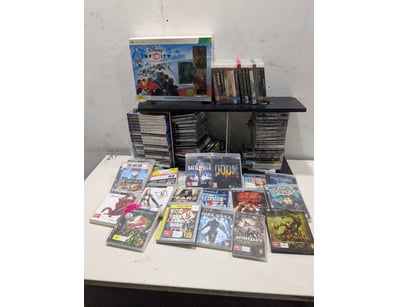 Extensive video game collection spanning multiple ...