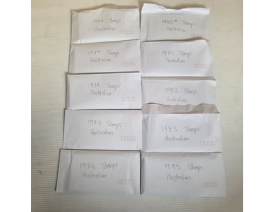 STAMPS, 1980S AUSTRALIAN STAMPS

Condition: Good -...