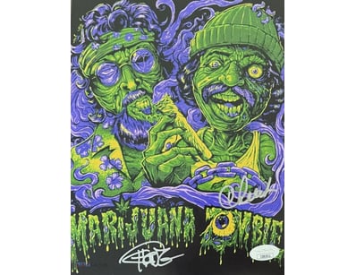 CHEECH AND CHONG SIGNED 'ZOMBIES' PHOTO 

Cheech A...