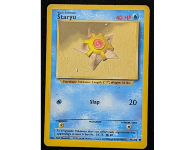 STARYU POKÉMON TRADING CARD - BASE SET #65/102

...