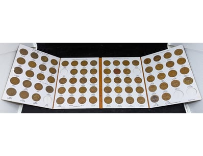 AUSTRALIAN PENNY COLLECTION 1911-1964 IN COLLECTOR...