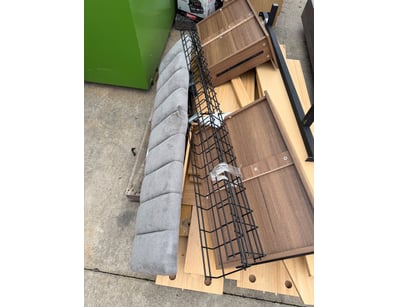 Parts Only. Bundle of bed frame pieces, including ...