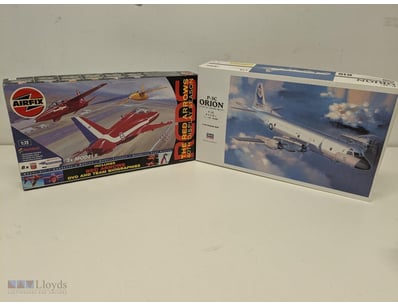 AIRFIX RED ARROWS DISPLAY SET AND HASEGAWA P-3C OR...