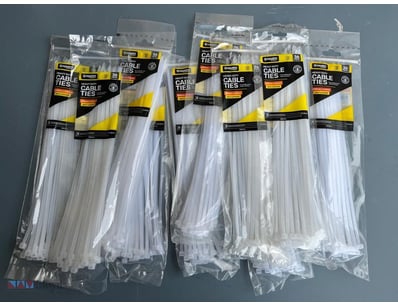 Cables Ties, 10 packs X Cables Ties 300mm x 4.8mm,...