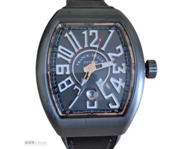 FRANCK MULLER VANGUARD V45 SC DT 45MM TITANIUM & R...