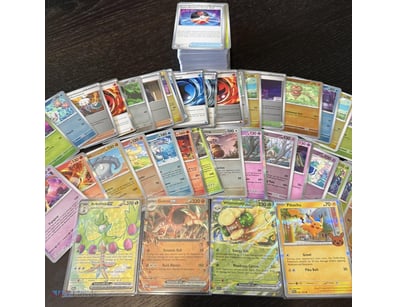 ASSORTED BULK POKEMON CARDS INCLUDING HOLOS, EX, R...
