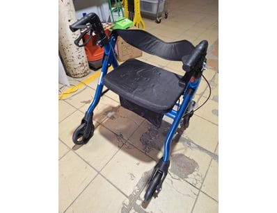 4-Wheel Walker, Black & Blue Finish

Dimensions H:...