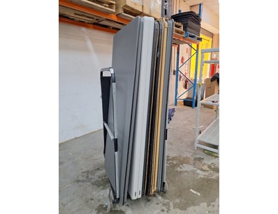 Table trolley With Various Foldable Tables

Dimens...