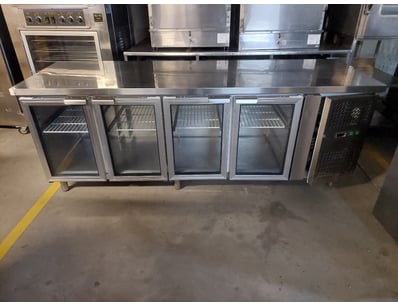 Commercial stainless steel under-counter refrigera...