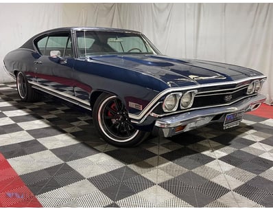 <b>1968 Chevrolet Chevelle Coupe - Blue - 838 Mile...