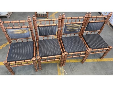4x Traditional Indian Sankheda-style Chair

Appr...