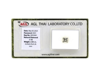 2.080CT CERTIFIED, NATURAL DIAMOND     

Princess ...