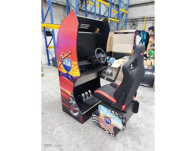 Arcade, Cruis'n USA decal, Includes gaming stick, ...