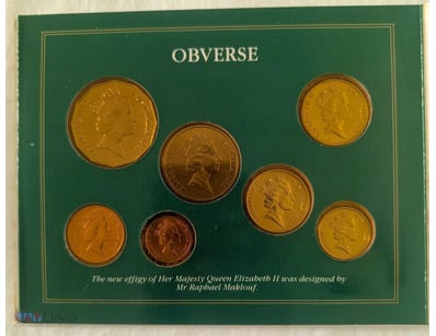 Vintage RAM 1985 Uncirculated Coin Set in original...