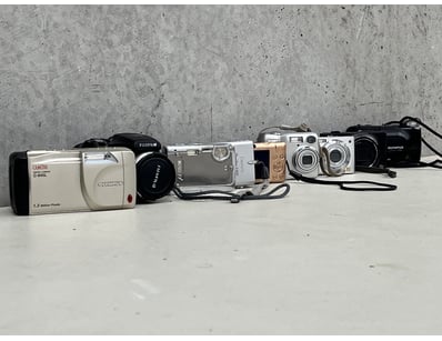 Camera Bag, includes fujifilm S5700, Panasonic dmc...