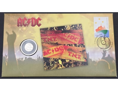 AC/DC T.N.T. ALBUM COMMEMORATIVE 20 CENT COIN 2020...