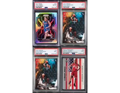 PSA GRADED NBA ROOKIE SENSATIONS! LEBRON JAMES PSA...