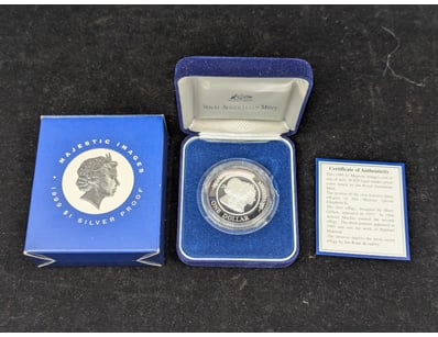 1999 $1 SILVER PROOF COIN - ROYAL AUSTRALIAN MINT ...